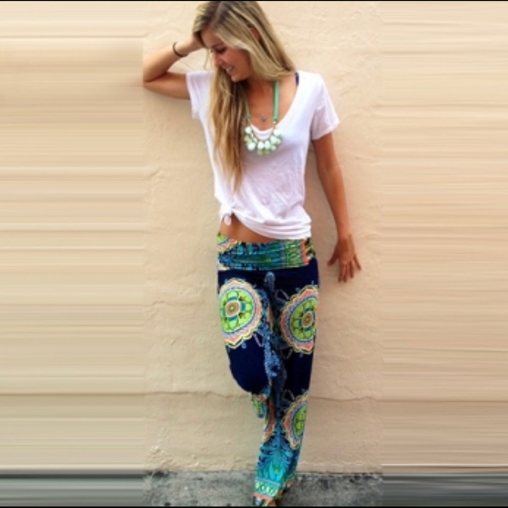 Vicabo | Bohemian Print Pants, size XL - Picture 4 of 10
